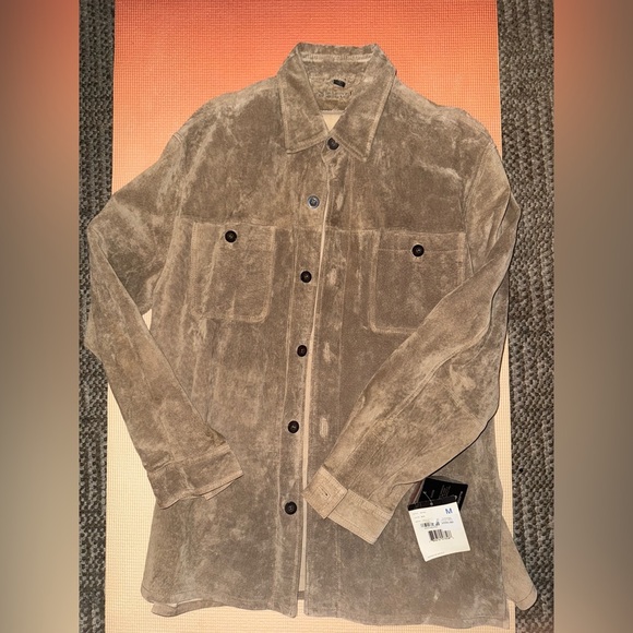 Vintage Liz Claiborne Suede and Leather Jacket Size Medium - Picture 1 of 3